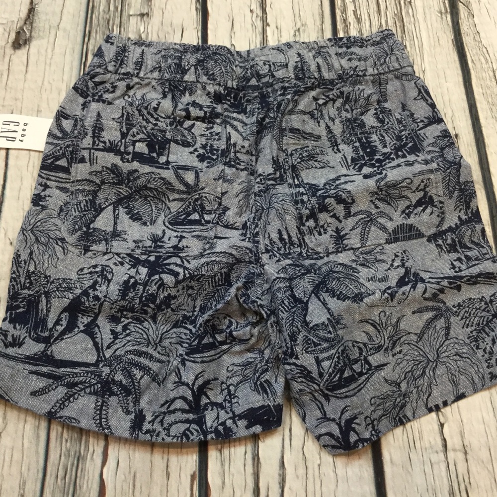 Gap Boys 2T Tropical Dinosaur Shorts Outfit. NWT - Picture 5 of 6